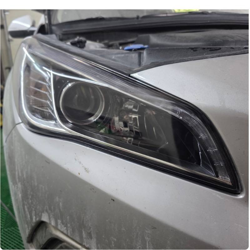 След — Hyundai Sonata — Кристална прозрачност